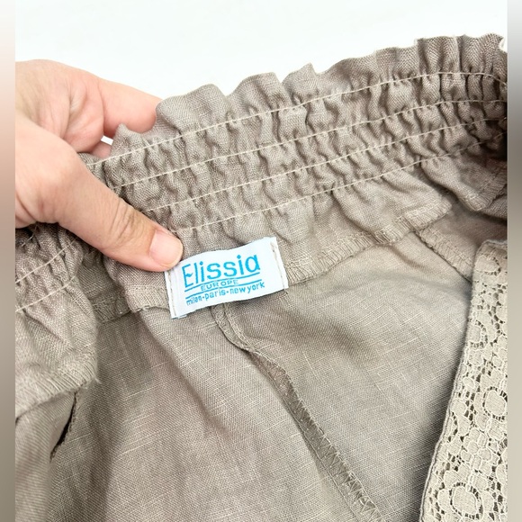 Elissia Europe Linen Skirt Made in Italy - Picture 9 of 10